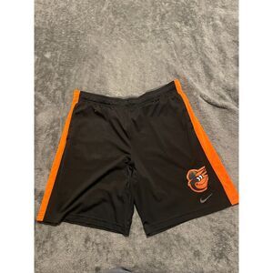 ⚾ Baltimore Orioles Black Basketball Shorts – Size L